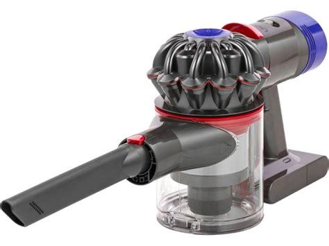 1. Bigger Motor. This new Dyson comes with an improved motor that has upped the power by approximately 15% more. The new V8 motor produces a maximum output of 115air watts while the V6 has 100 air watts. However, in default mode, the V6, V7, and V8 variants have 22 air watts on tap.